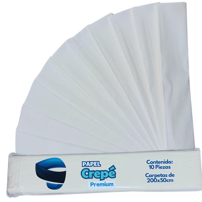 Papel Crepe SNAPMEX 10 Pliegos 50x200cm