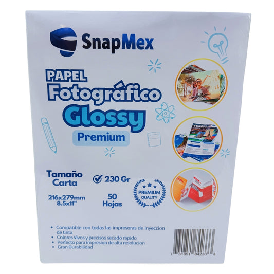 Papel Fotografico Glossy Acaba Brillante 230Gr