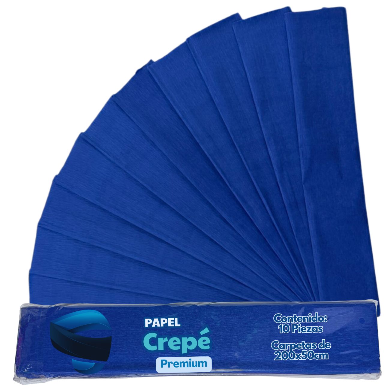 Papel Crepe SNAPMEX 10 Pliegos 50x200cm