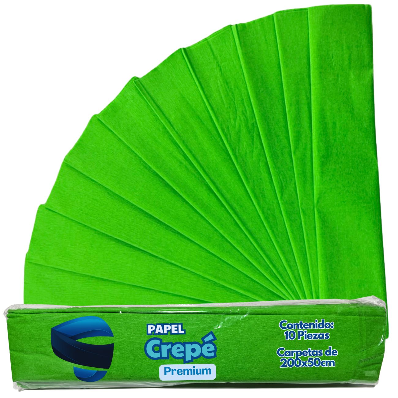 Papel Crepe SNAPMEX 10 Pliegos 50x200cm
