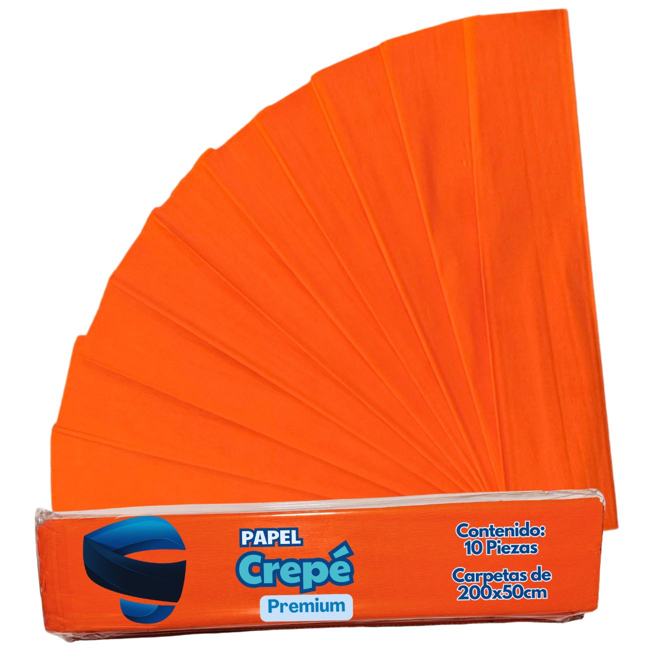 Papel Crepe SNAPMEX 10 Pliegos 50x200cm