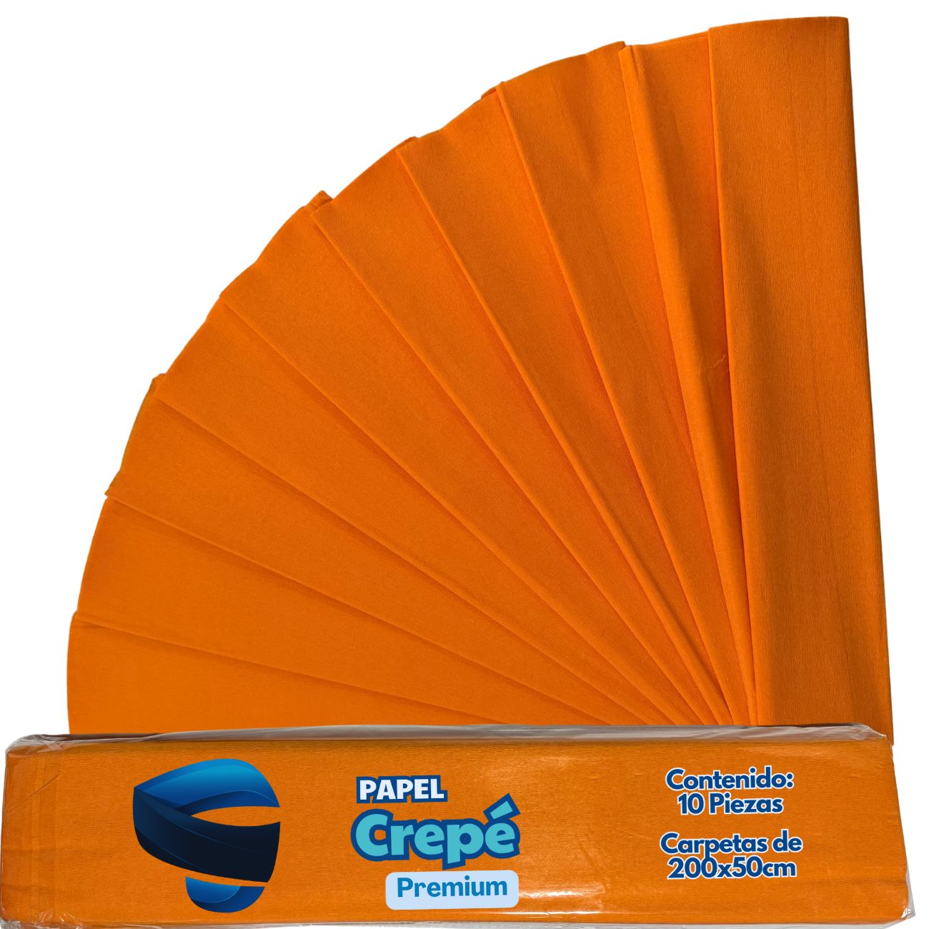 Papel Crepe SNAPMEX 10 Pliegos 50x200cm