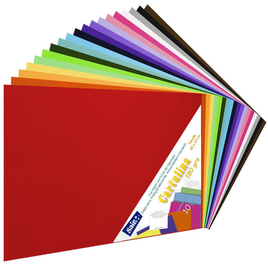 Cartulina Iris 180Gr 50x65cm Premium 10pz