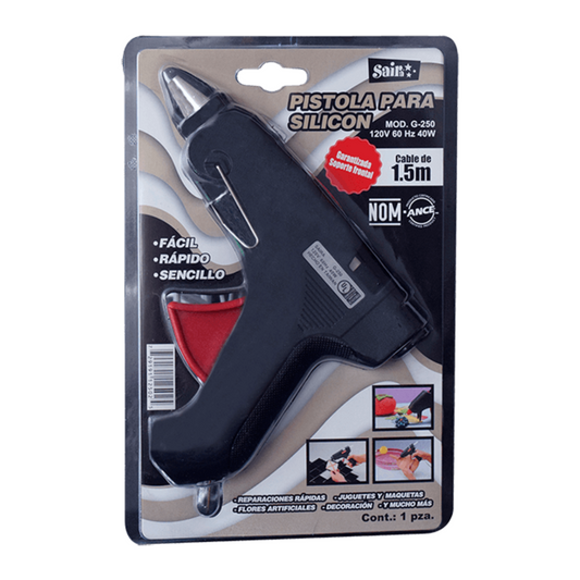 Pistola de silicon grueso 40W Saira Premium