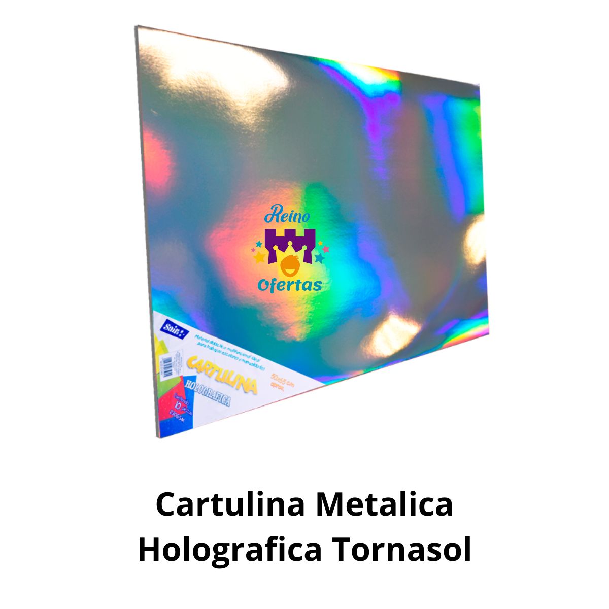 Cartulina Metalica Holografica Tornasol 50x65cm