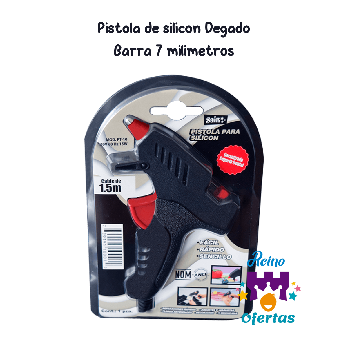 Pistola de silicon Saira 15w Premium