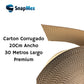 Carton Corrugado 20cm ancho Premium Piñatas, protección envios etc