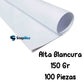 Cartulina Blanca Escolar 50x65 Cm Paquete 100 Hojas