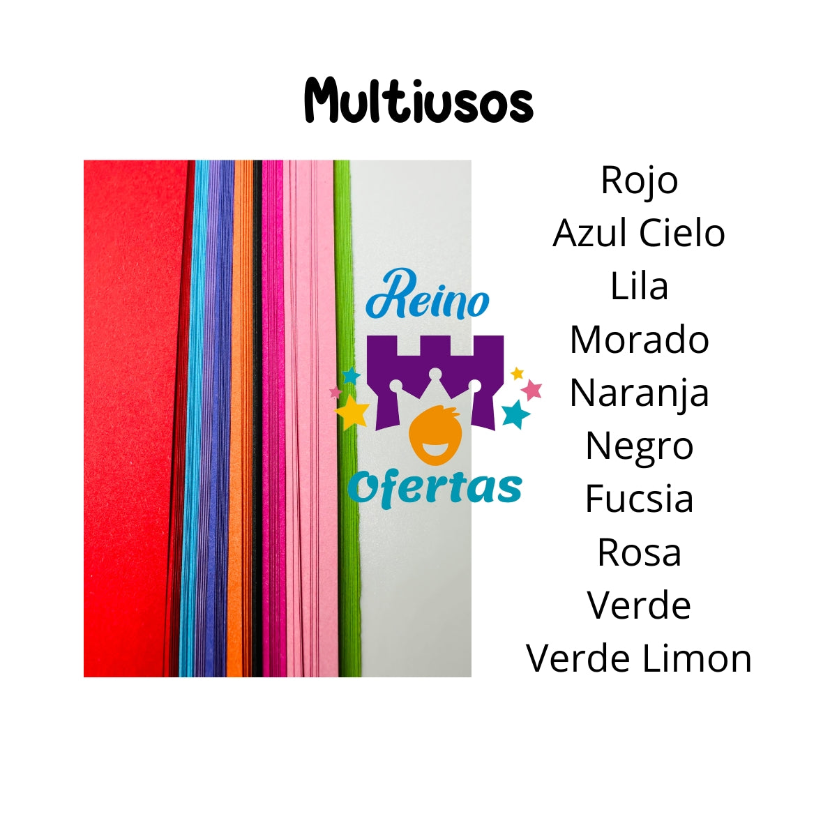 Hojas de colores Intensos Saira 100 Hojas