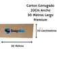 Carton Corrugado 20cm ancho Premium Piñatas, protección envios etc