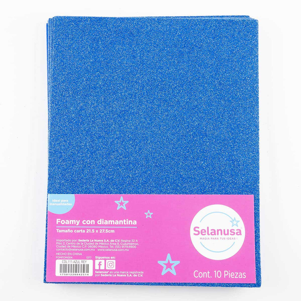 Foamy Diamantado Tamaño Carta 10 Piezas