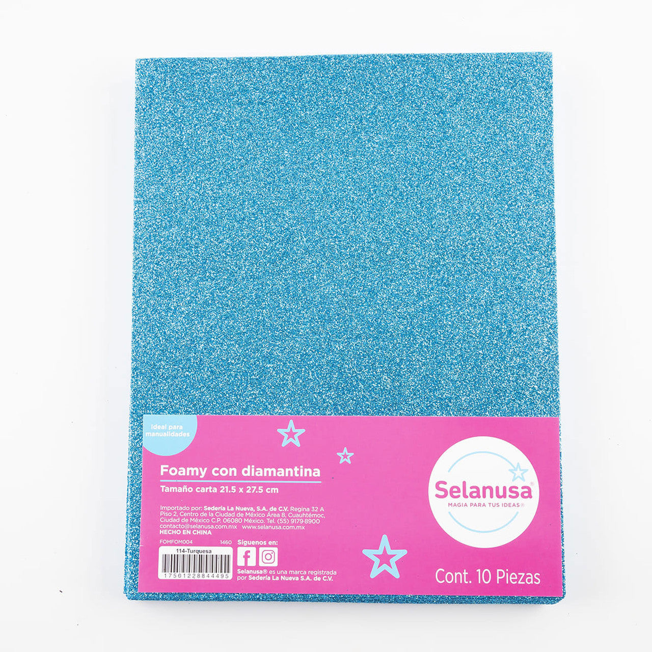 Foamy Diamantado Tamaño Carta 10 Piezas