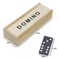 Domino De Madera Fichas Negras
