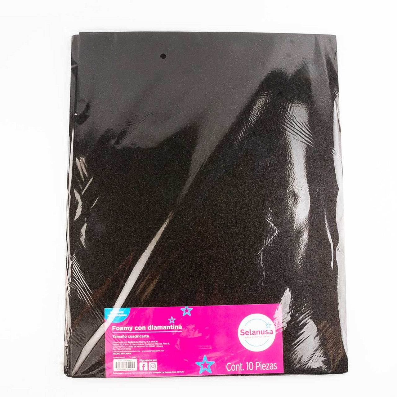 Foamy Diamantado Ultrabrillante 56x43 Cuadricarta 10 Pliegos