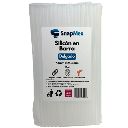 Silicon en barra SnapMex 1 Kg Premium