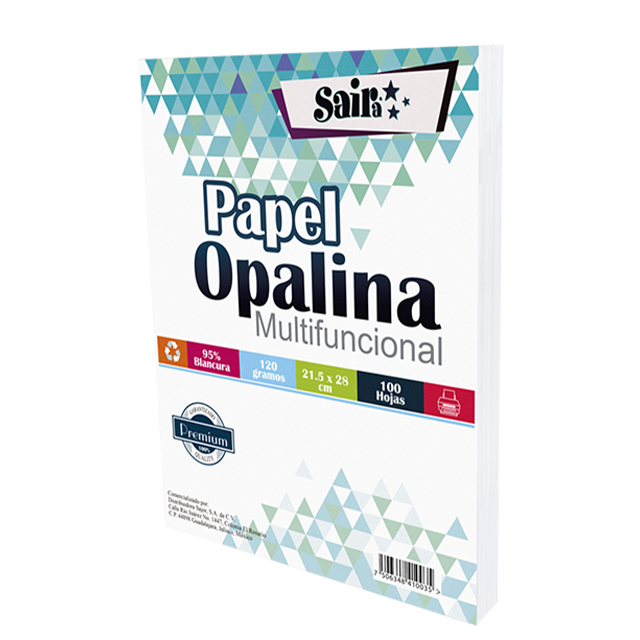 Papel Opalina Delgada 120Gr Tamaño Carta Premium