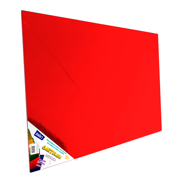 Cartulina Metalica 50x65cm Paquete 10 Pliegos